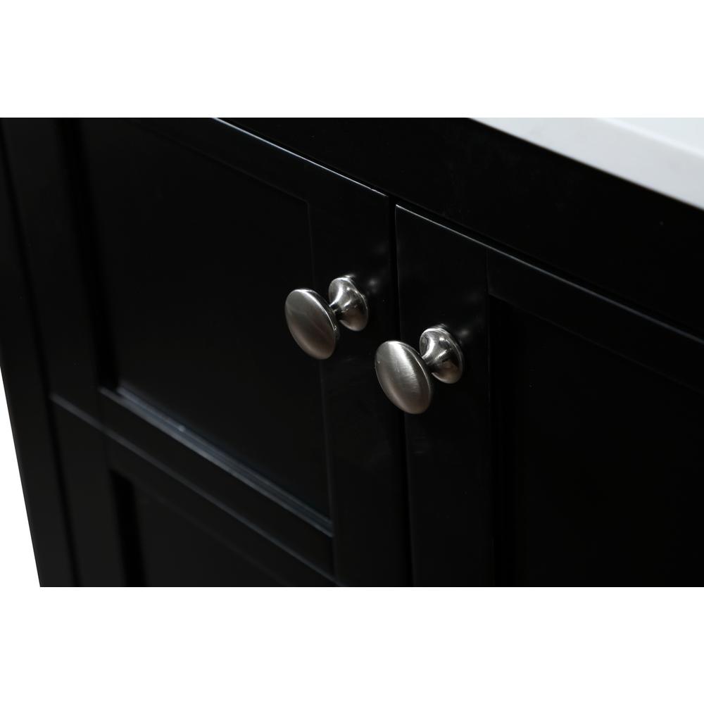 24 inch Single bathroom vanity in black. Picture 12
