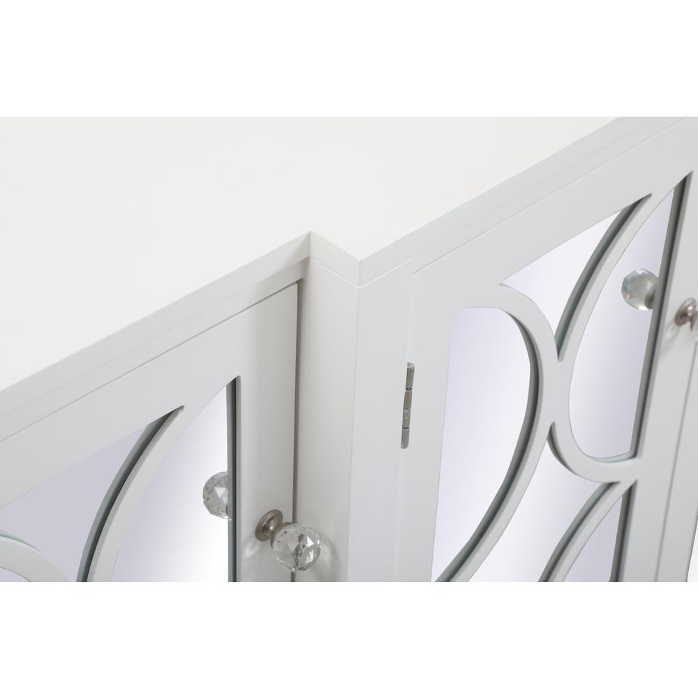 60 inch mirrored credenza in White. Picture 5