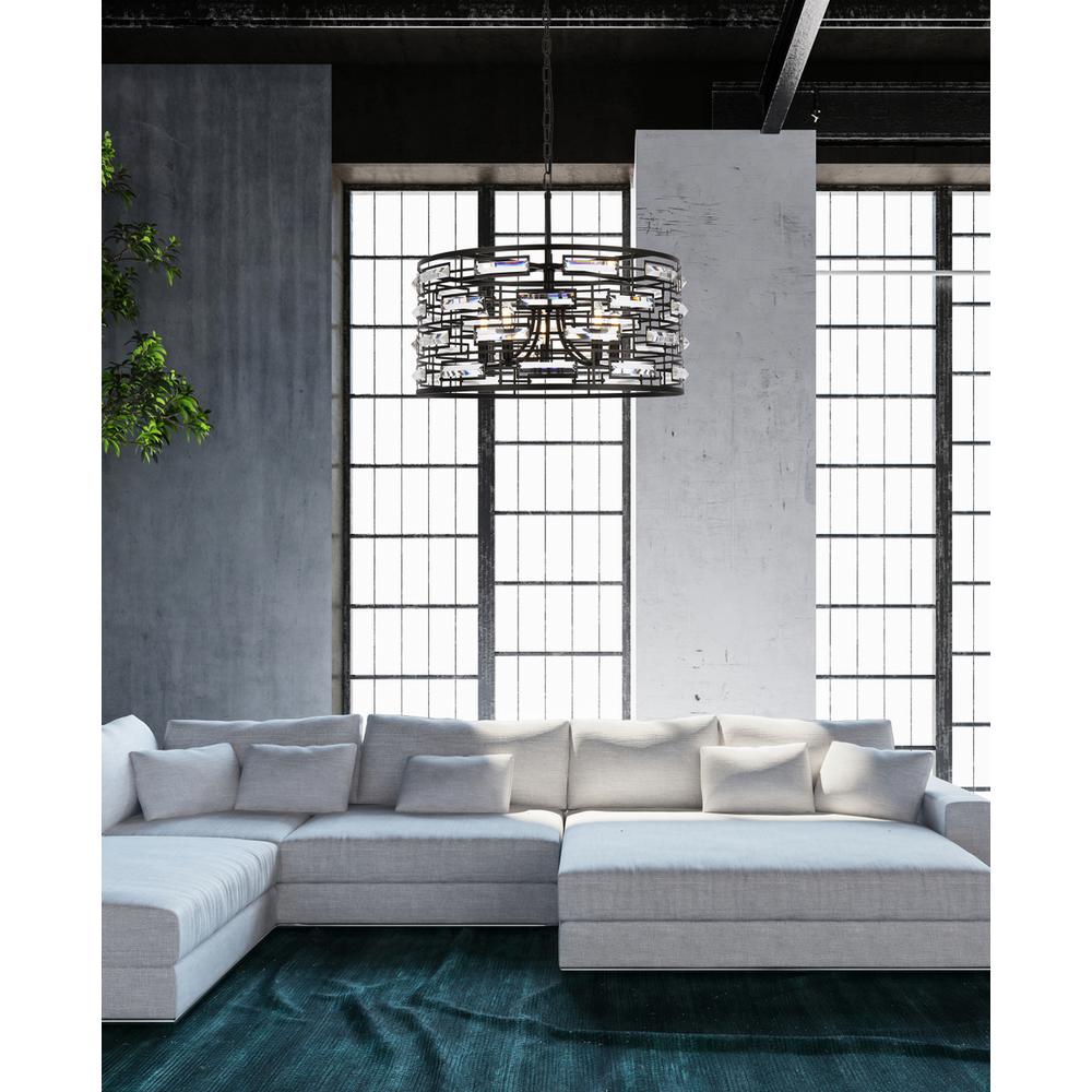 Kennedy 24 inch pendant in black. Picture 8