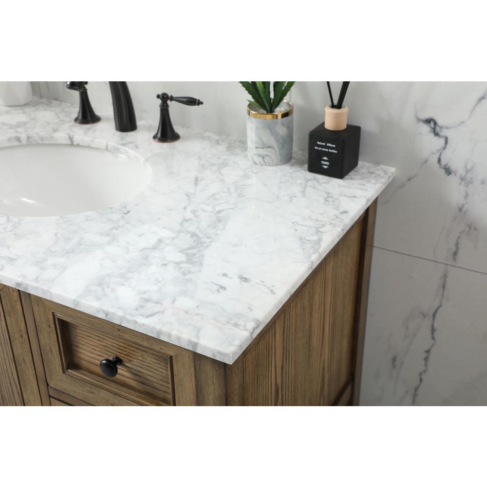 42 inch Single bathroom vanity in driftwood. Picture 5