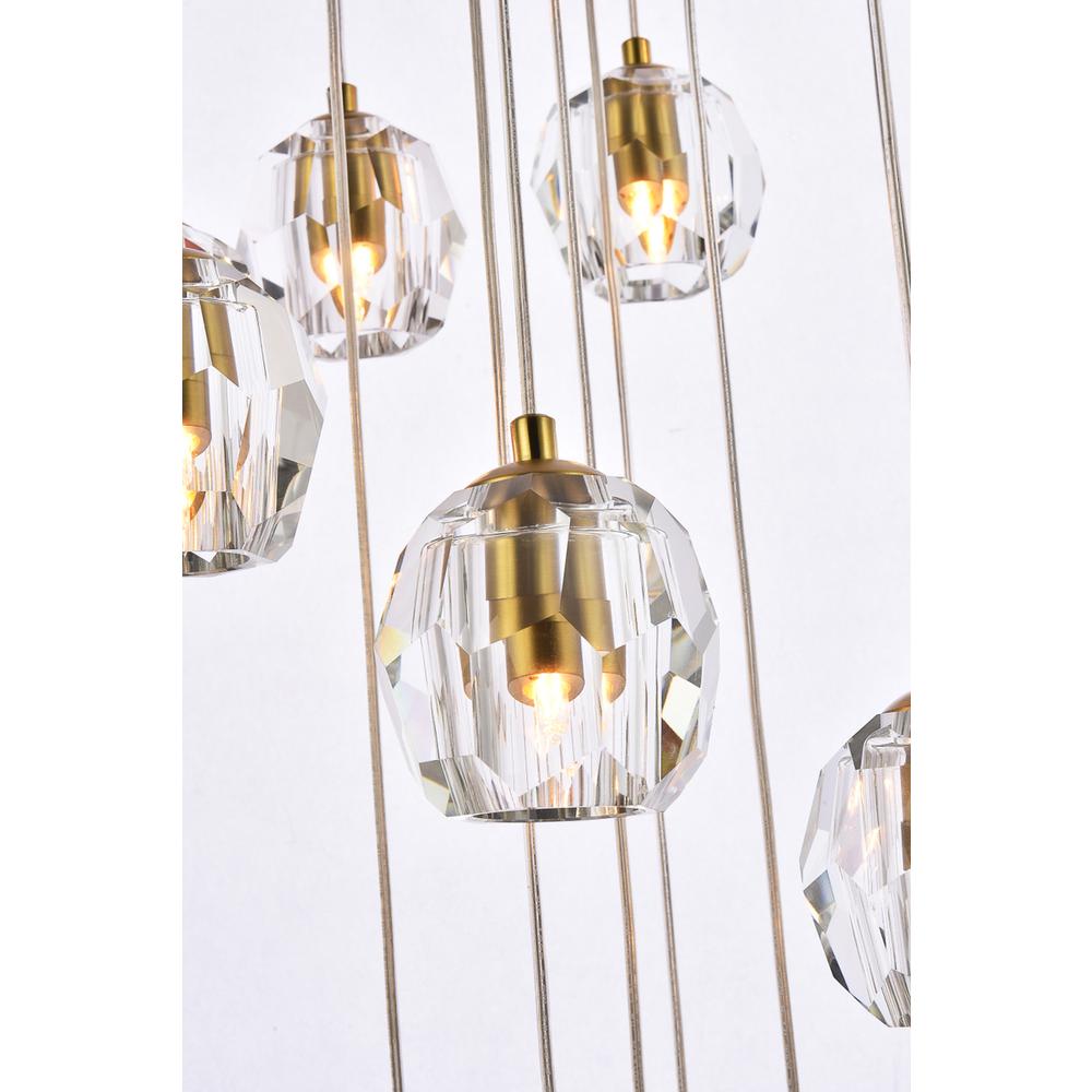 Eren 18 lights Gold pendant. Picture 3