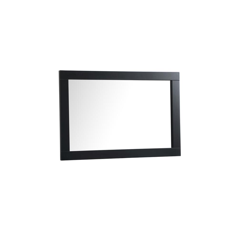 Aqua vanity mirror 24x36 inch in black. Picture 7