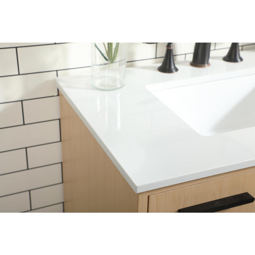 30 inch bathroom vanity in Maple. Picture 5