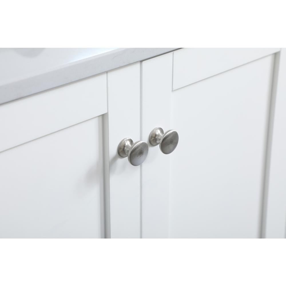 36 inch Single Bathroom Vanity in White. Picture 5