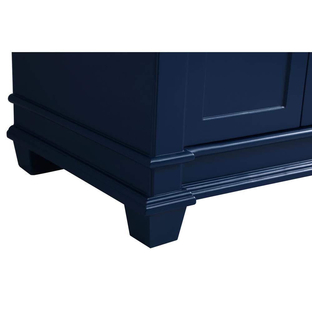42 inch Single Bathroom Vanity set in Blue. Picture 12