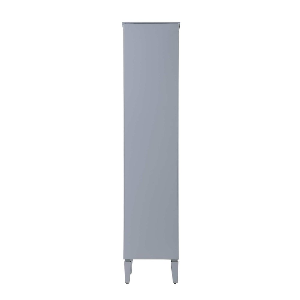 16 inch Bath Storage Cabinet in Grey. Picture 7