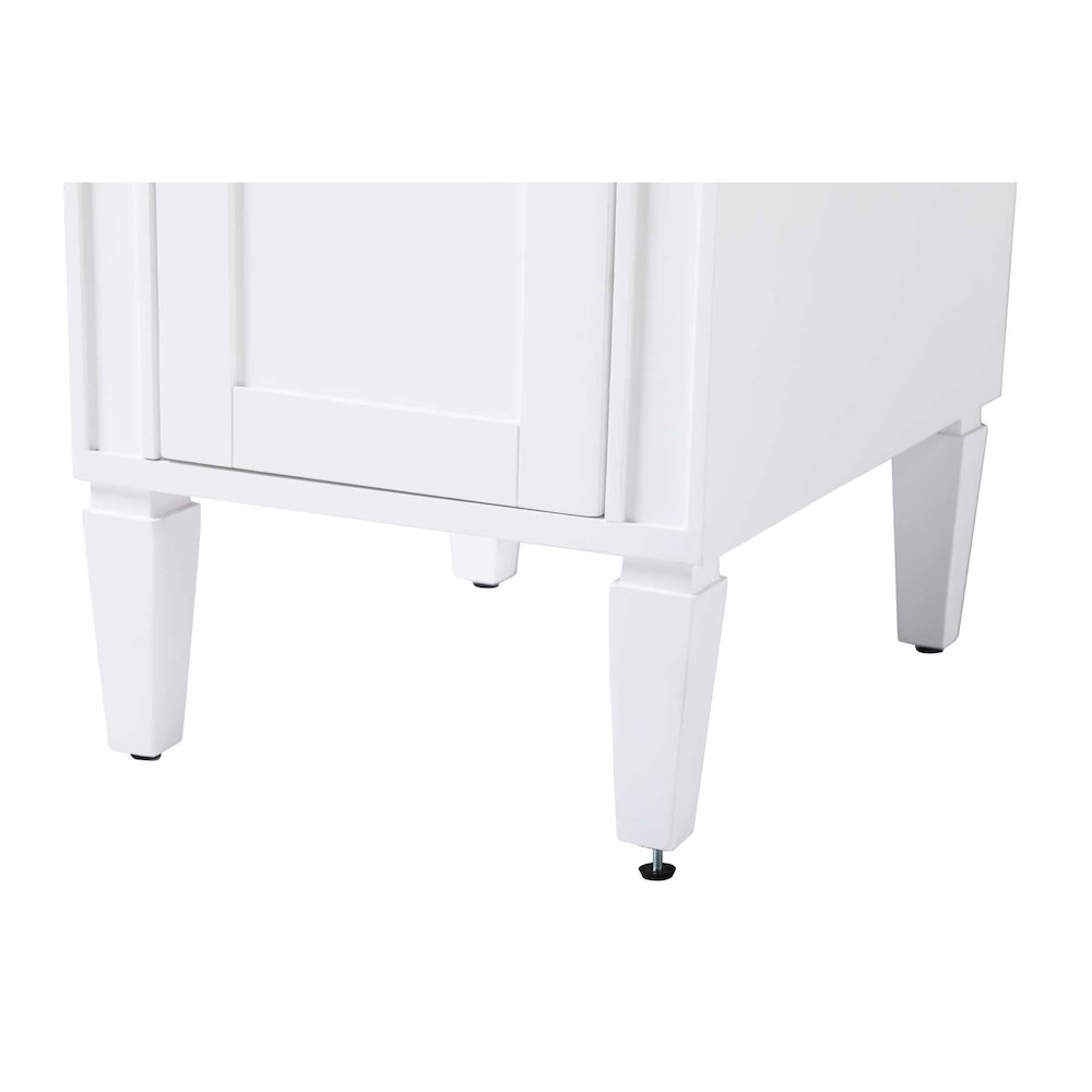 16 inch Bath Storage Cabinet in White. Picture 6