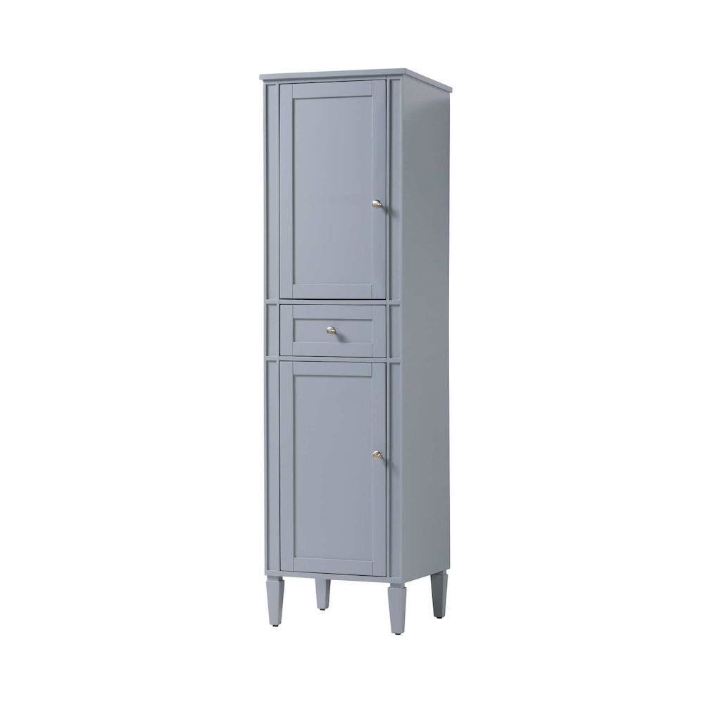 20 inch Bath Storage Cabinet in Grey. Picture 1