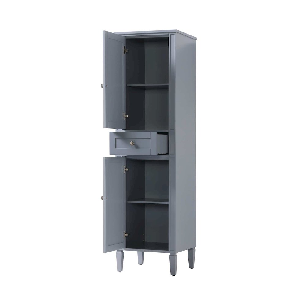 20 inch Bath Storage Cabinet in Grey. Picture 2