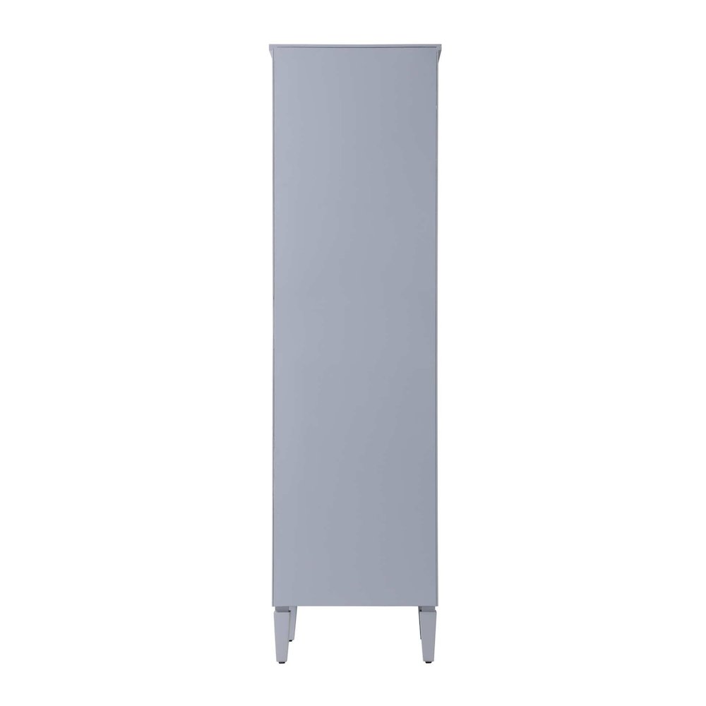 20 inch Bath Storage Cabinet in Grey. Picture 7