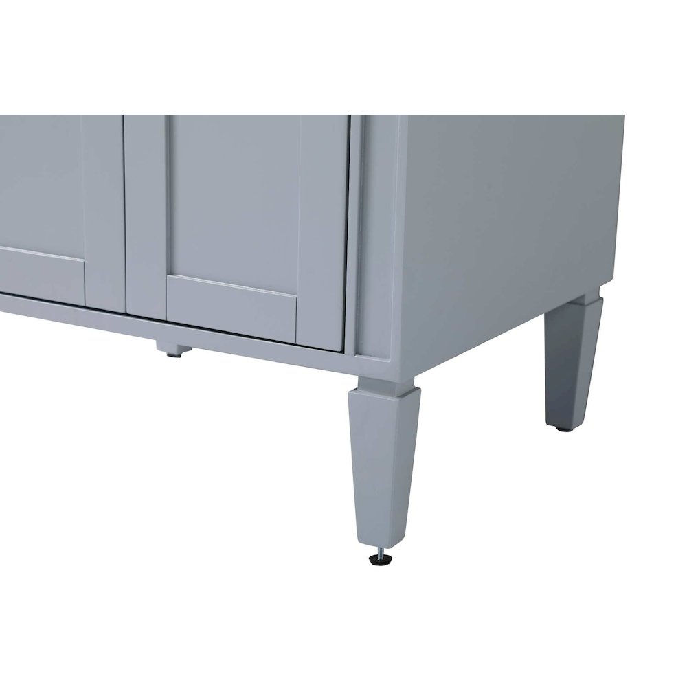 24 inch Bath Storage Cabinet in Grey. Picture 6