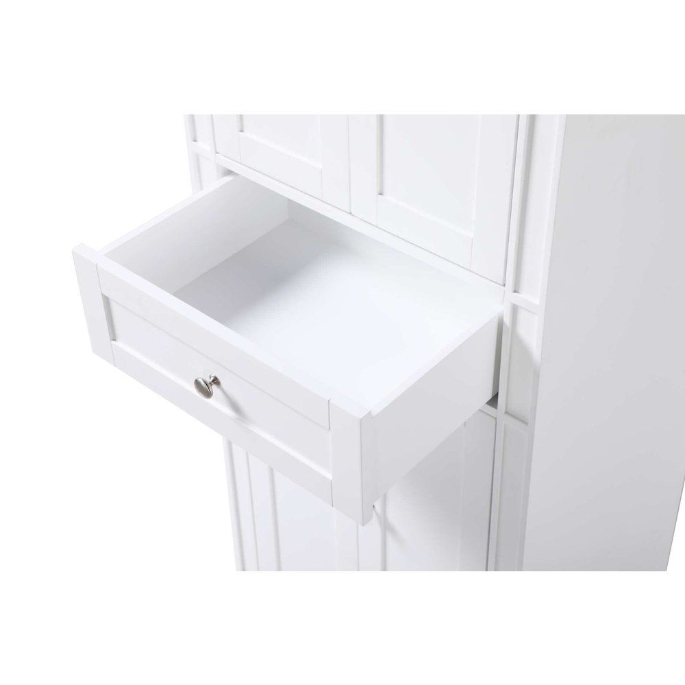 24 inch Bath Storage Cabinet in White. Picture 4