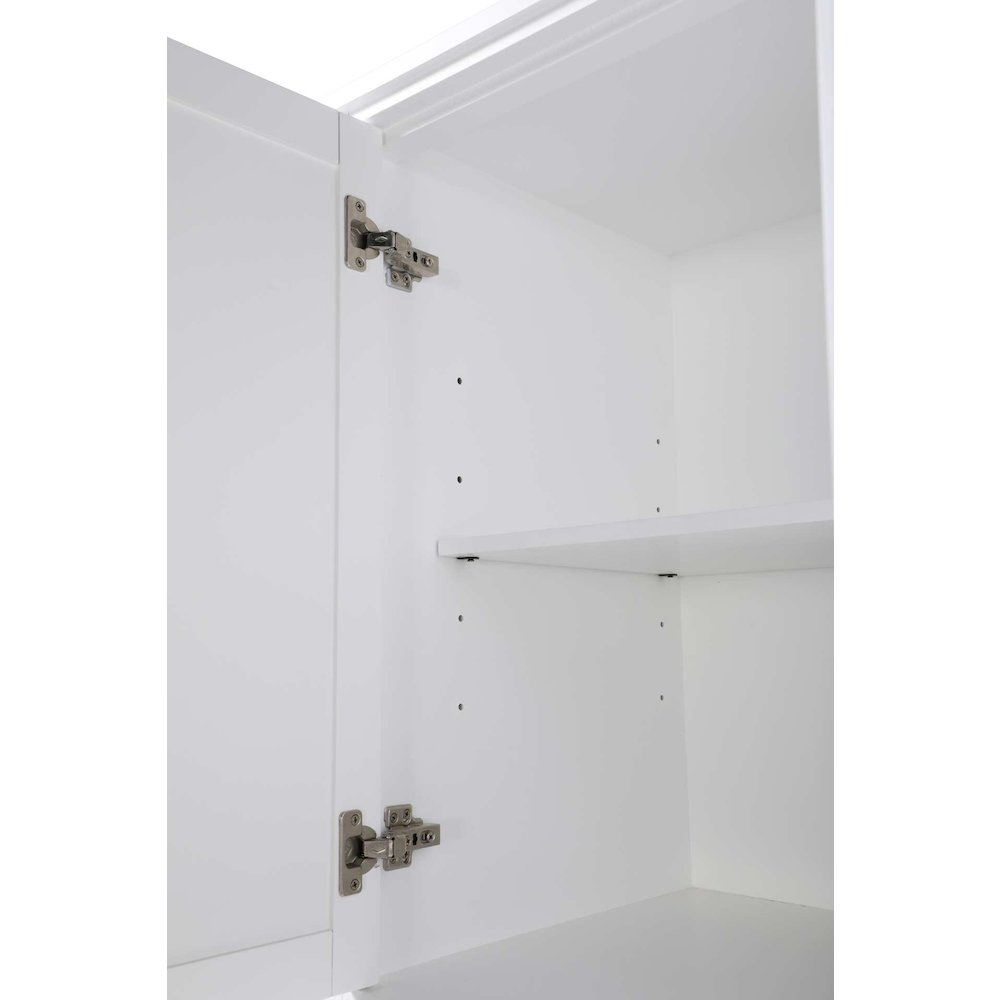 24 inch Bath Storage Cabinet in White. Picture 5