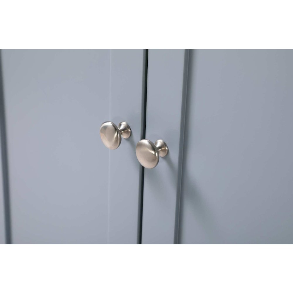 28 inch Bath Storage Cabinet in Grey. Picture 3