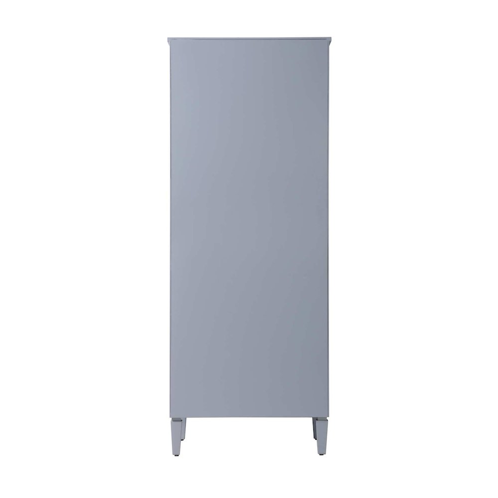 28 inch Bath Storage Cabinet in Grey. Picture 7