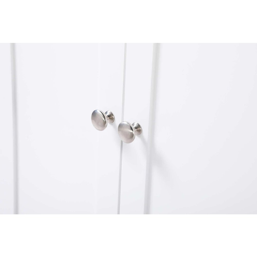 28 inch Bath Storage Cabinet in White. Picture 3
