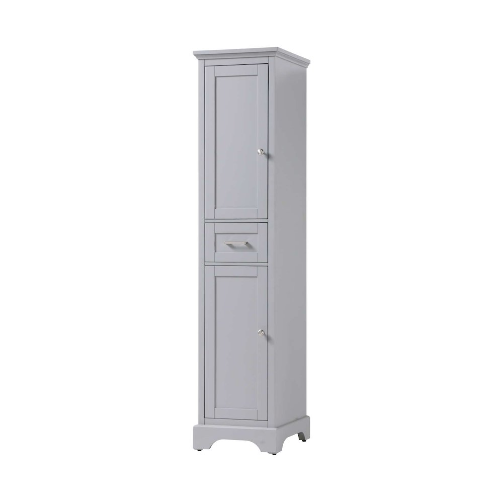 16 inch Bath Storage Cabinet in Grey. Picture 1