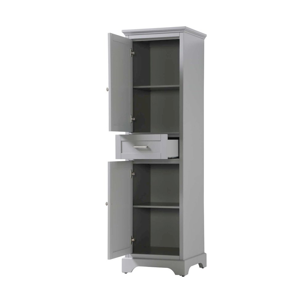 20 inch Bath Storage Cabinet in Grey. Picture 2