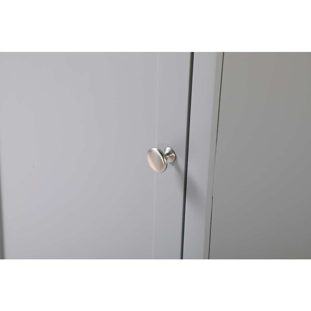 20 inch Bath Storage Cabinet in Grey. Picture 3