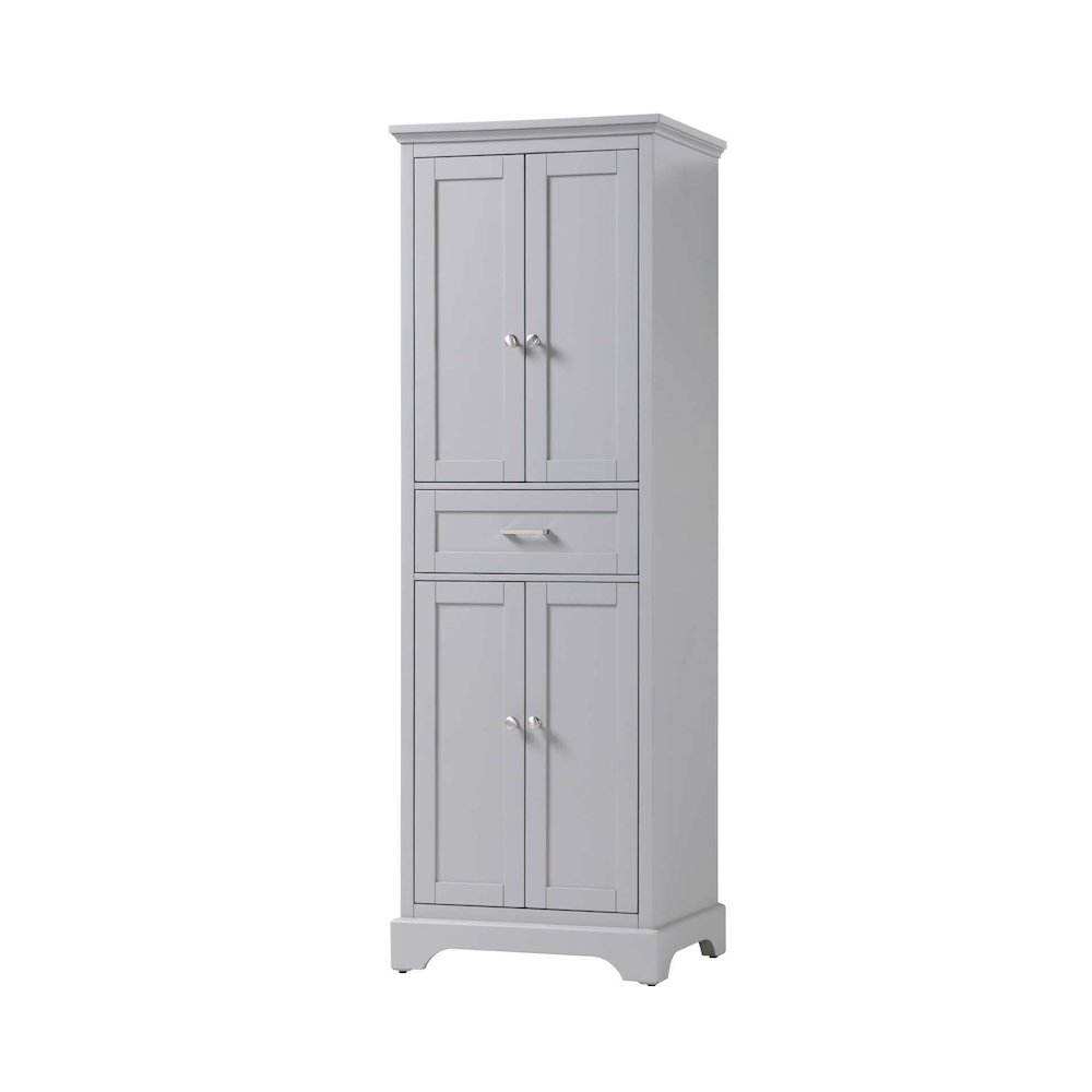 24 inch Bath Storage Cabinet in Grey. Picture 1