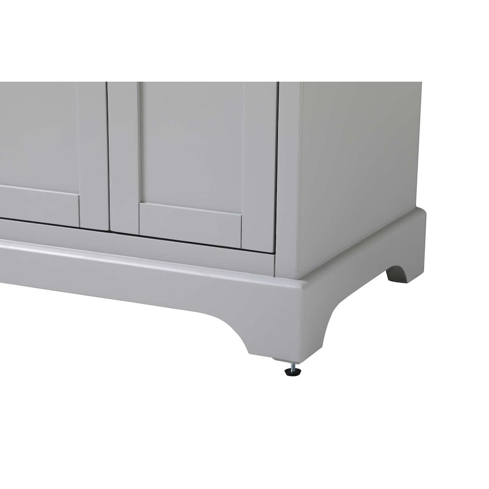 24 inch Bath Storage Cabinet in Grey. Picture 6