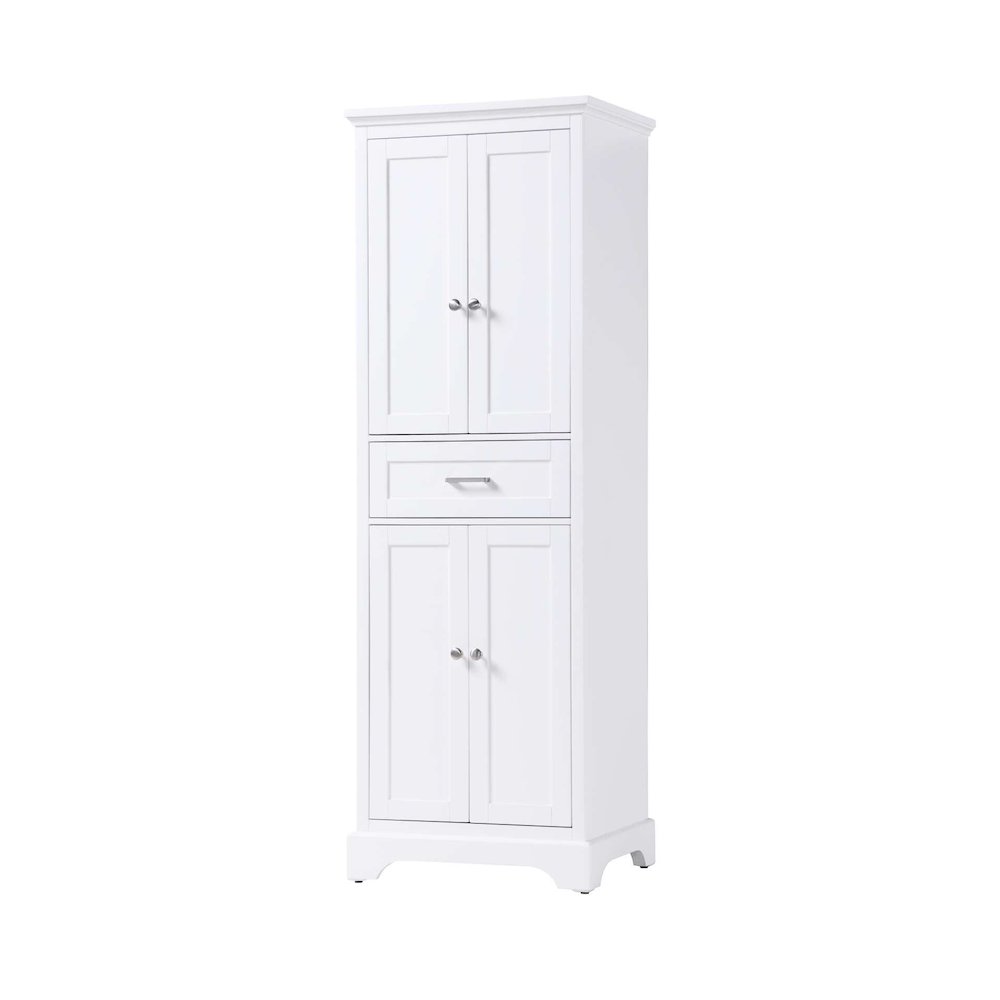 24 inch Bath Storage Cabinet in White. Picture 1