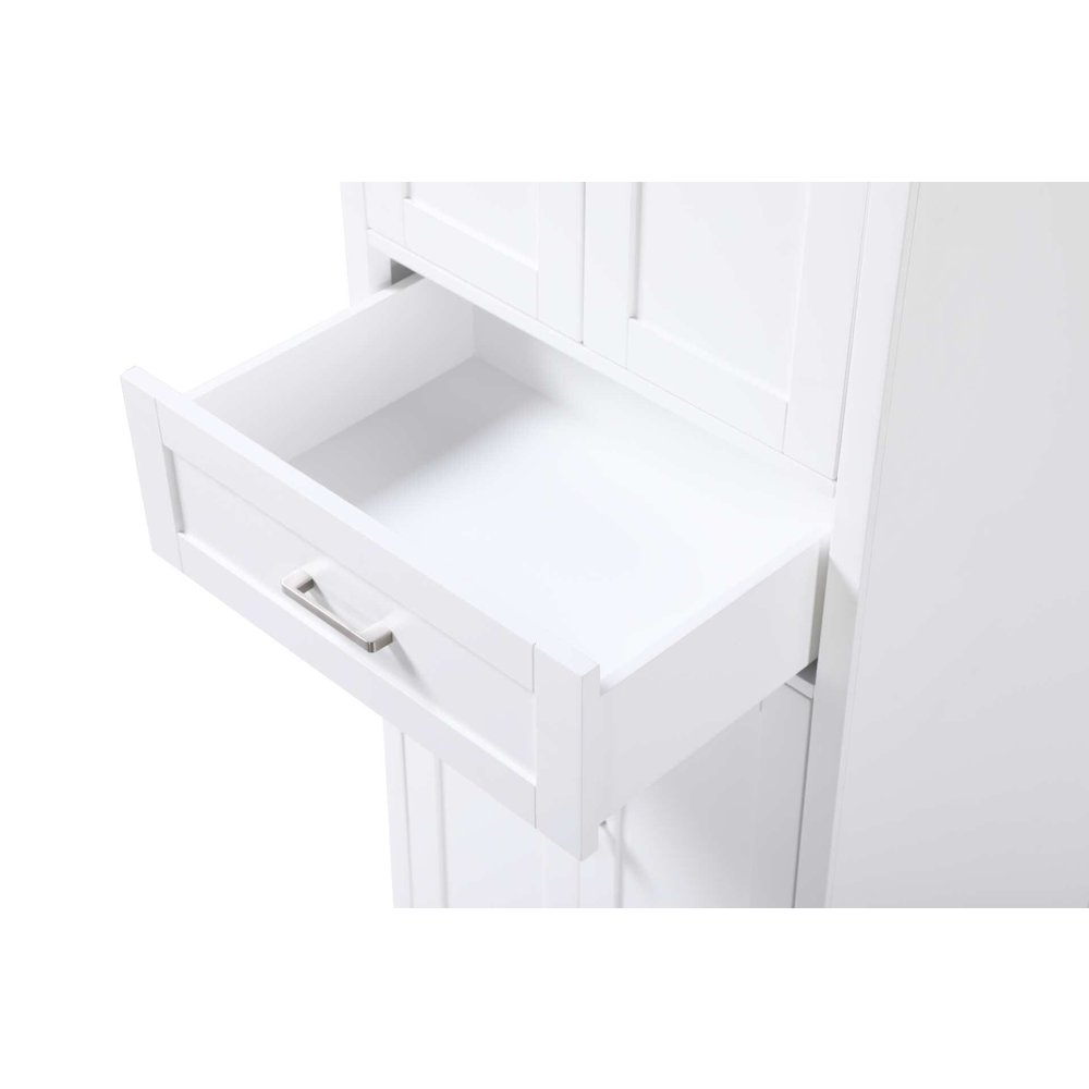 24 inch Bath Storage Cabinet in White. Picture 4