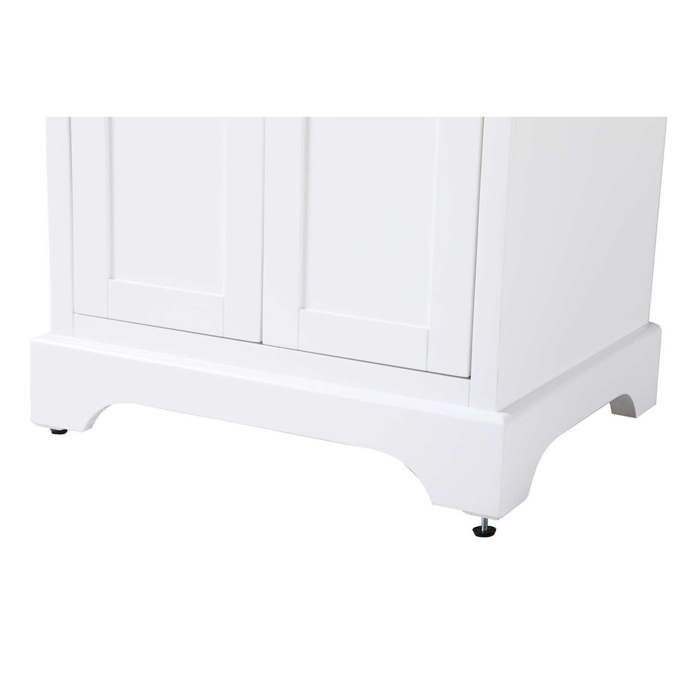 24 inch Bath Storage Cabinet in White. Picture 6