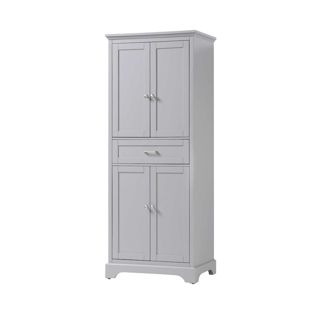 28 inch Bath Storage Cabinet in Grey. Picture 1