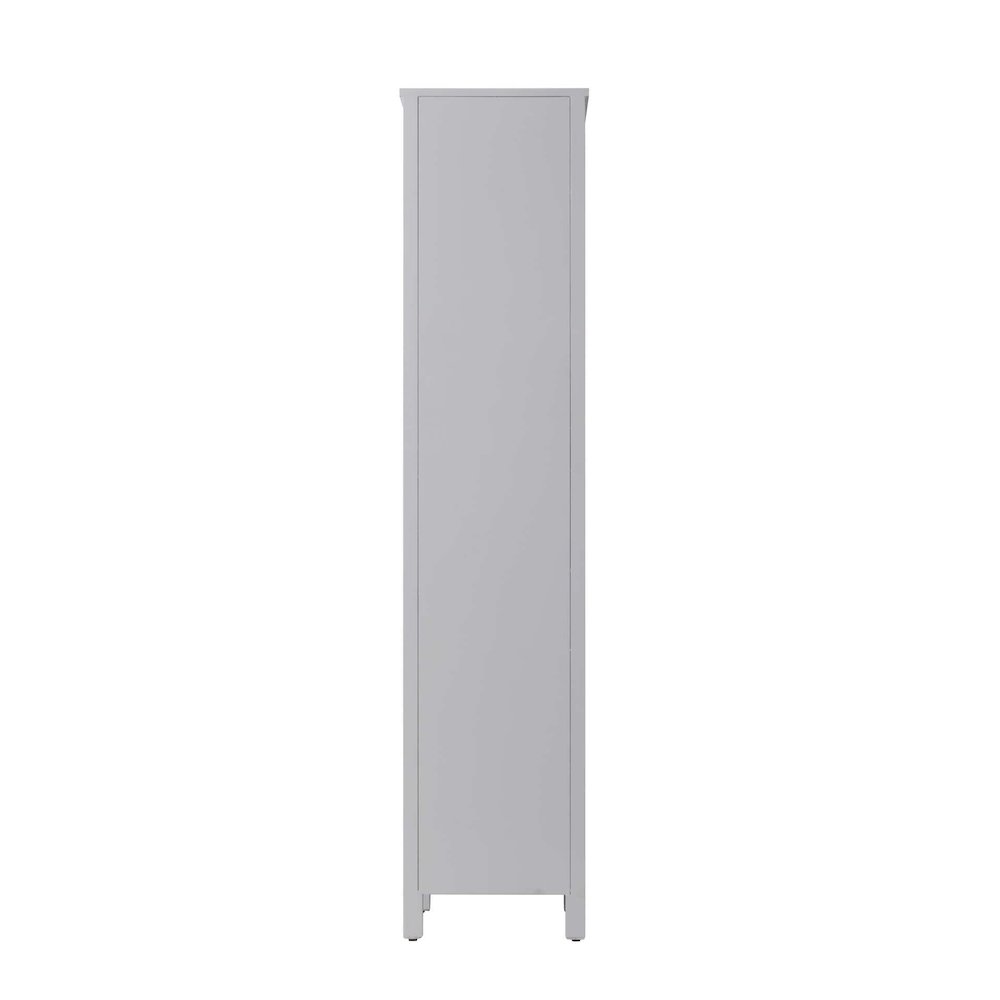 16 inch Bath Storage Cabinet in Grey. Picture 7
