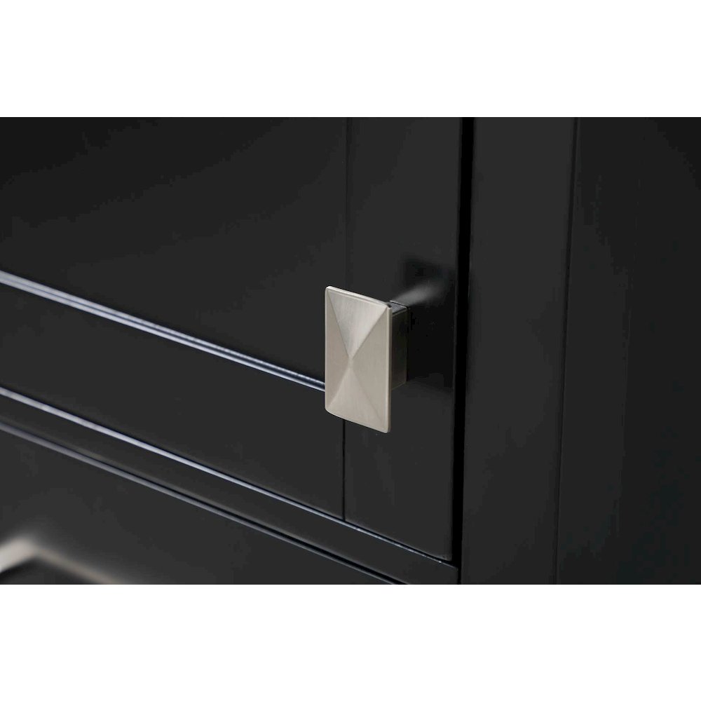 20 inch Bath Storage Cabinet in Black. Picture 3