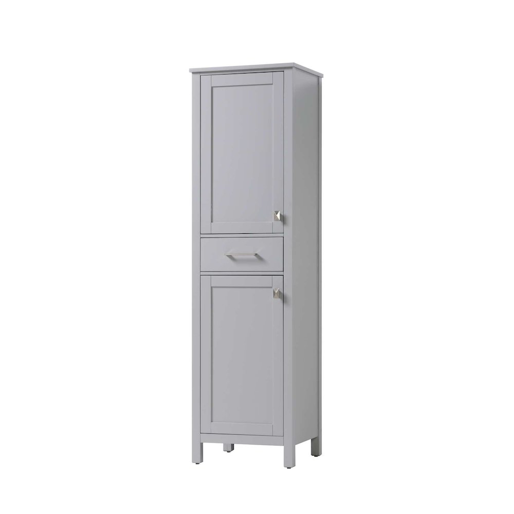 20 inch Bath Storage Cabinet in Grey. Picture 1