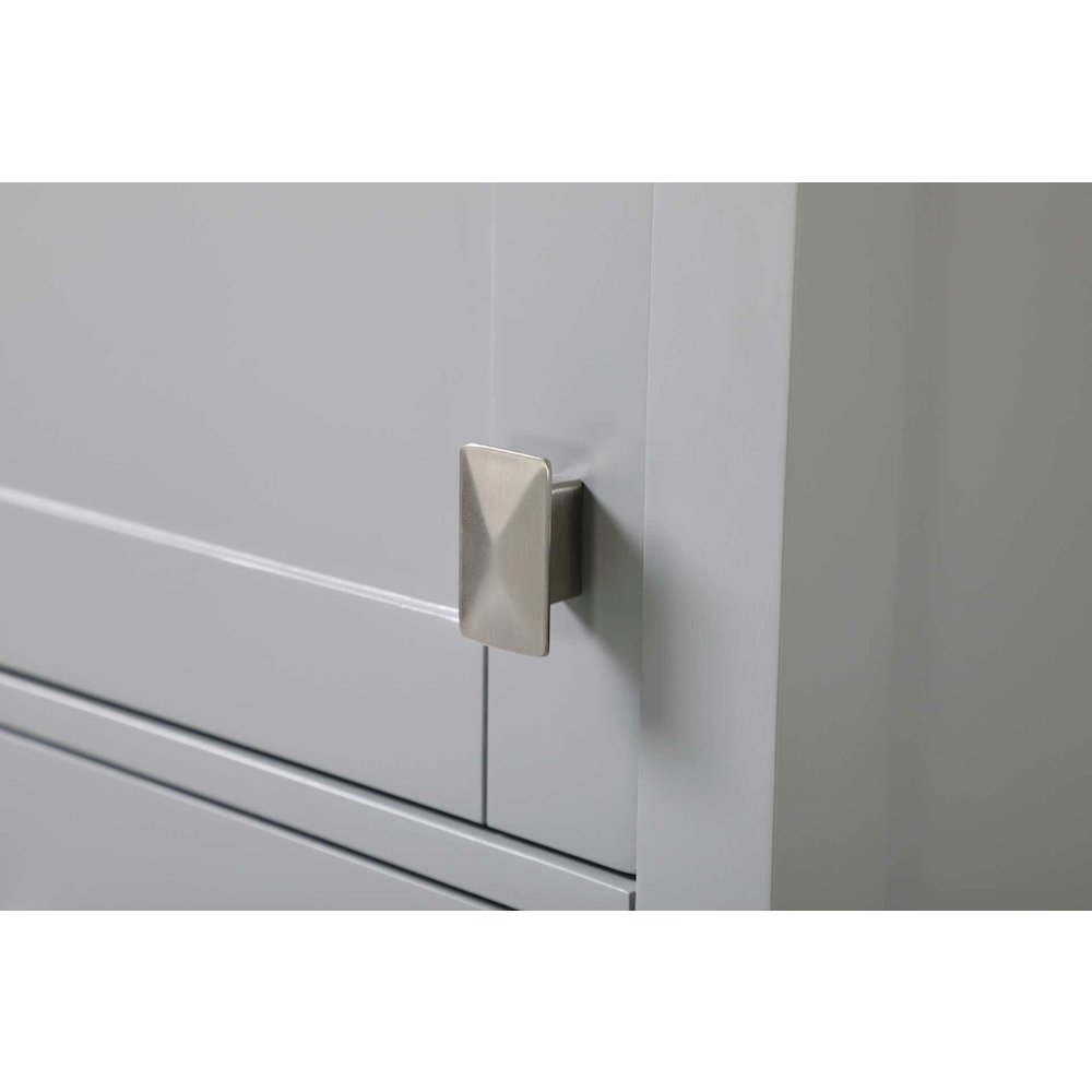 20 inch Bath Storage Cabinet in Grey. Picture 3