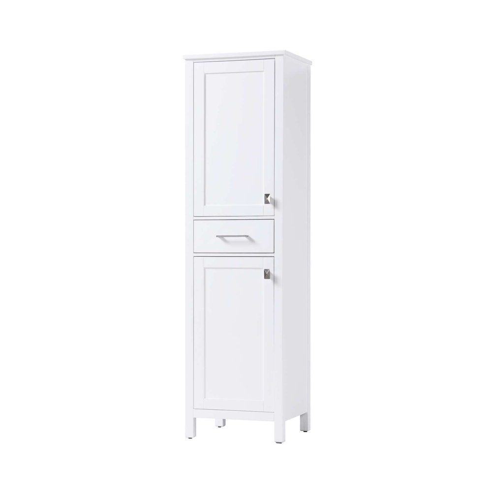 20 inch Bath Storage Cabinet in White. Picture 1