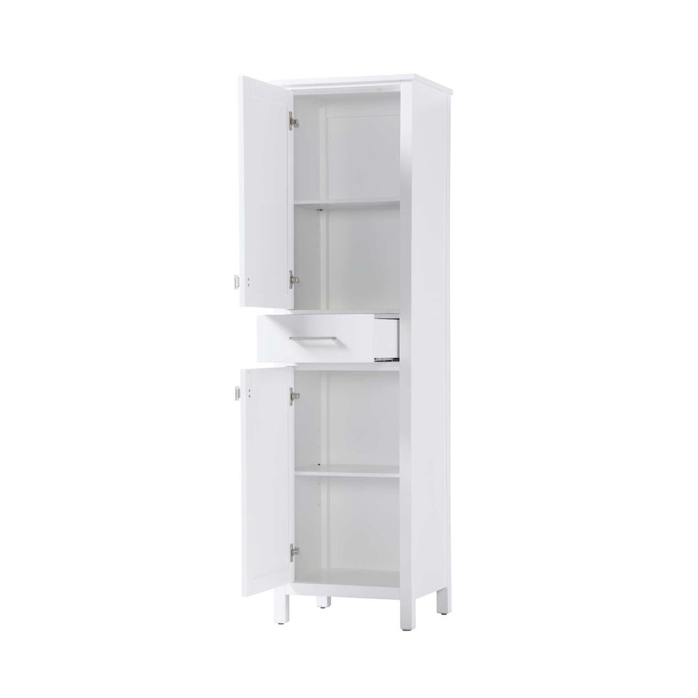 20 inch Bath Storage Cabinet in White. Picture 2