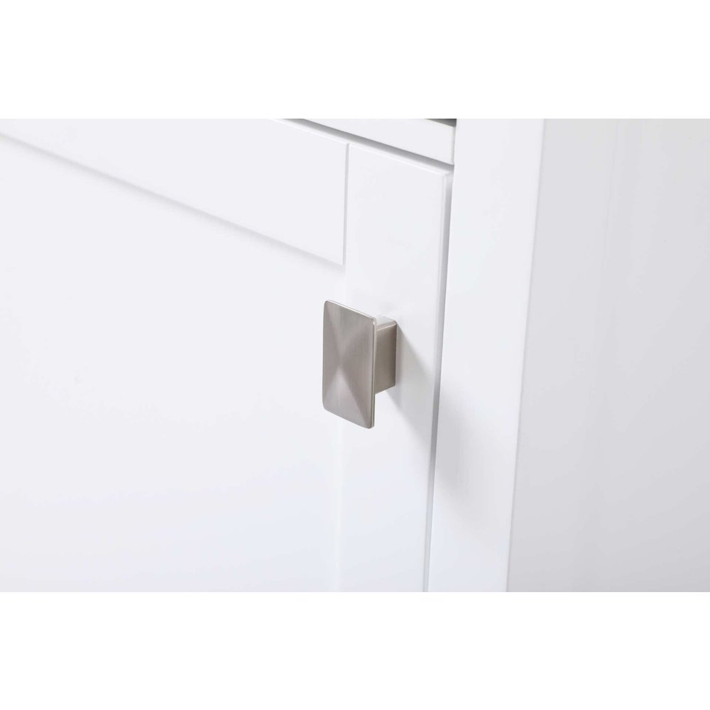 20 inch Bath Storage Cabinet in White. Picture 3