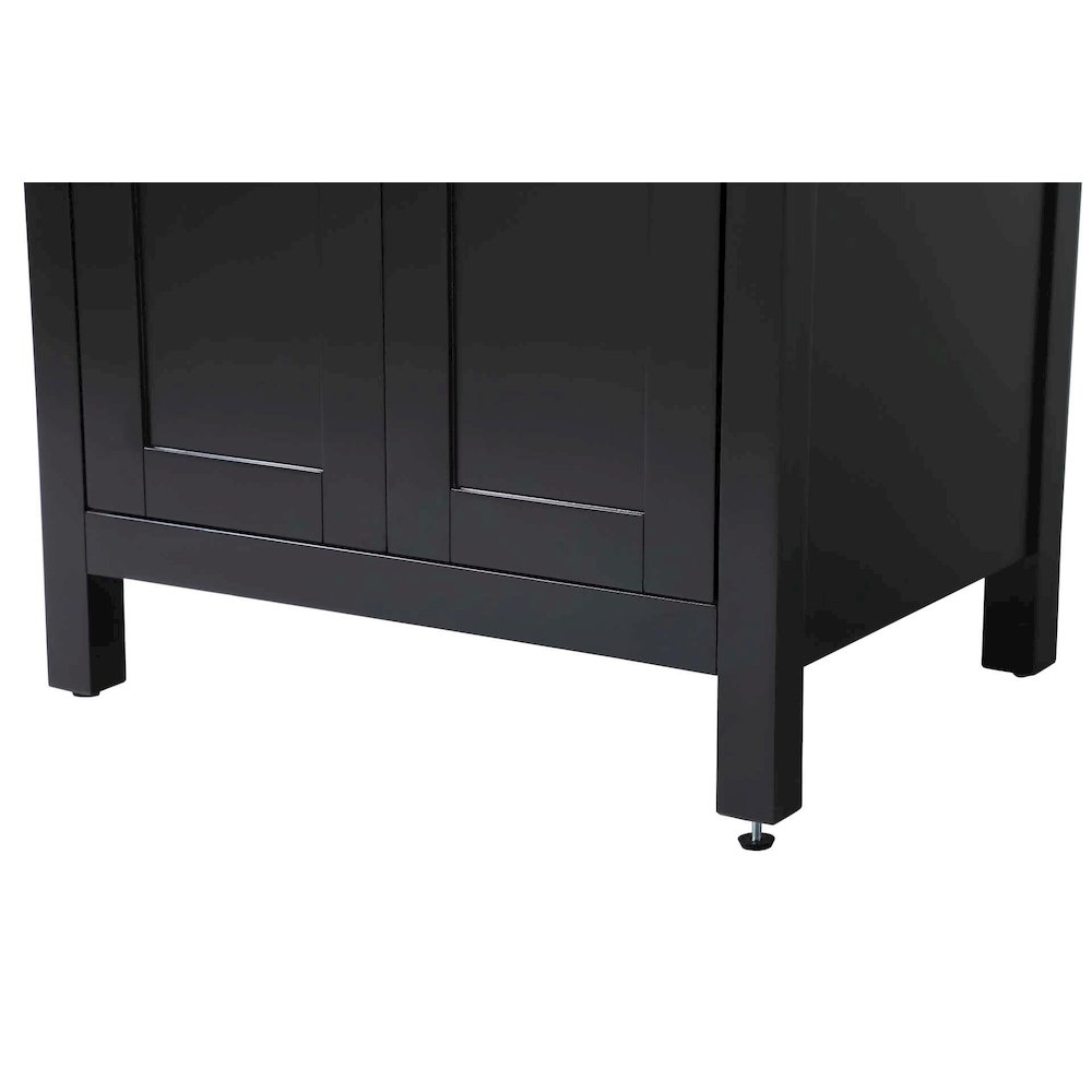 24 inch Bath Storage Cabinet in Black. Picture 6