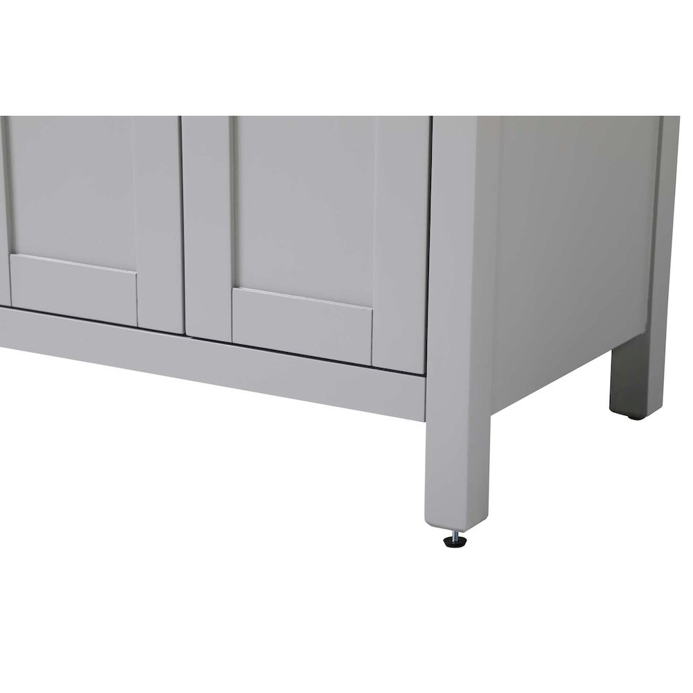 24 inch Bath Storage Cabinet in Grey. Picture 6
