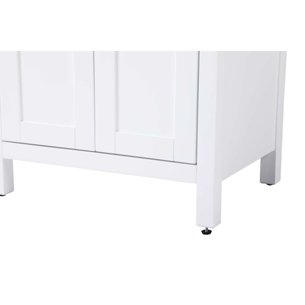 24 inch Bath Storage Cabinet in White. Picture 6