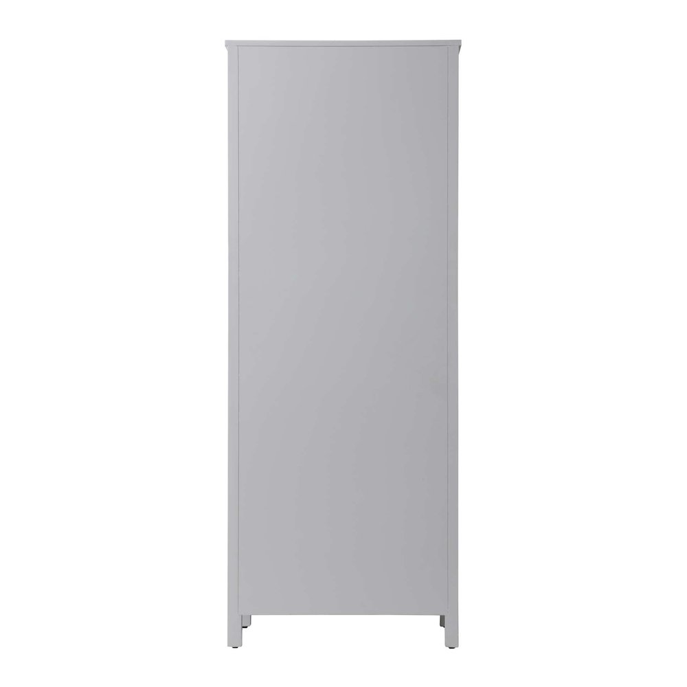 28 inch Bath Storage Cabinet in Grey. Picture 7