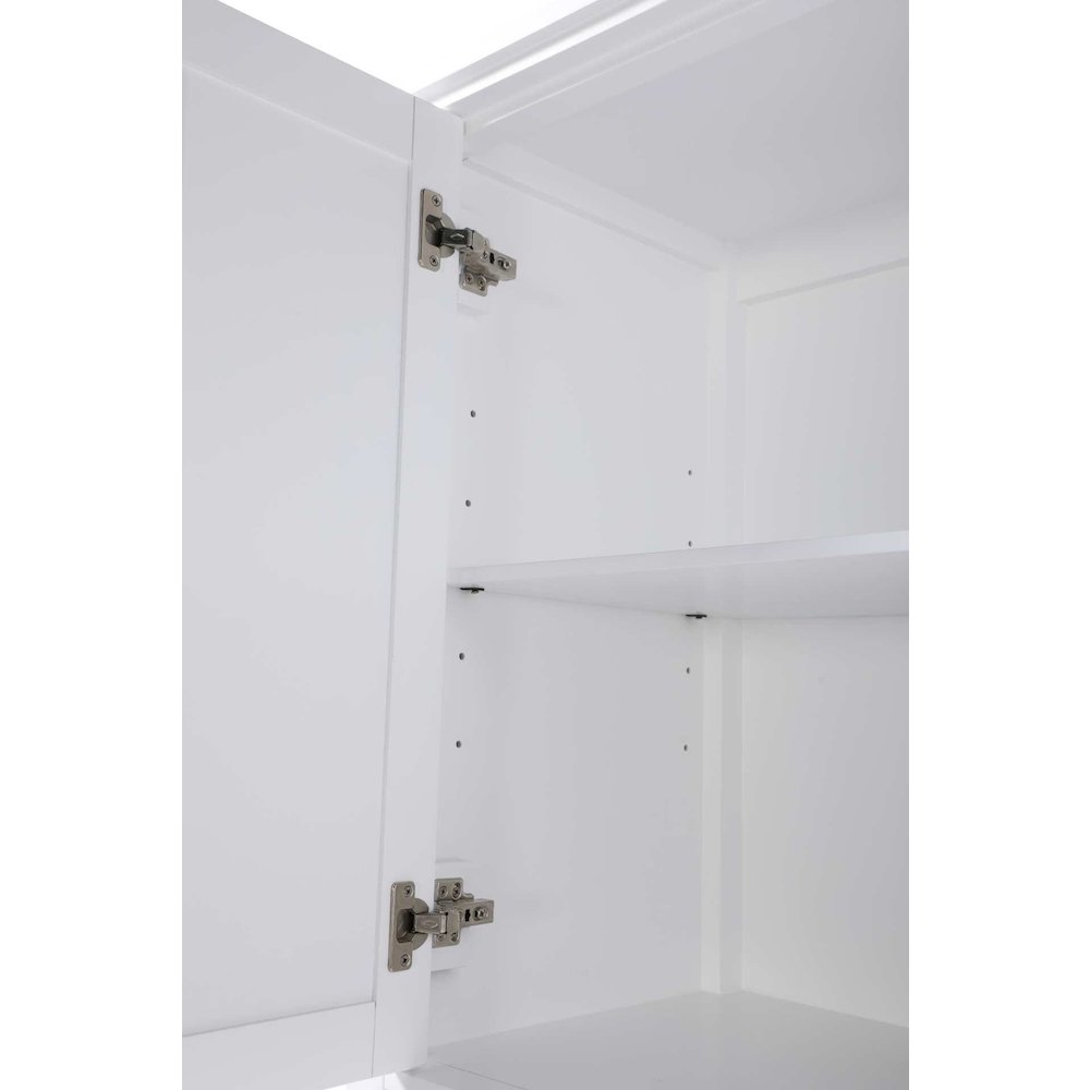 28 inch Bath Storage Cabinet in White. Picture 5