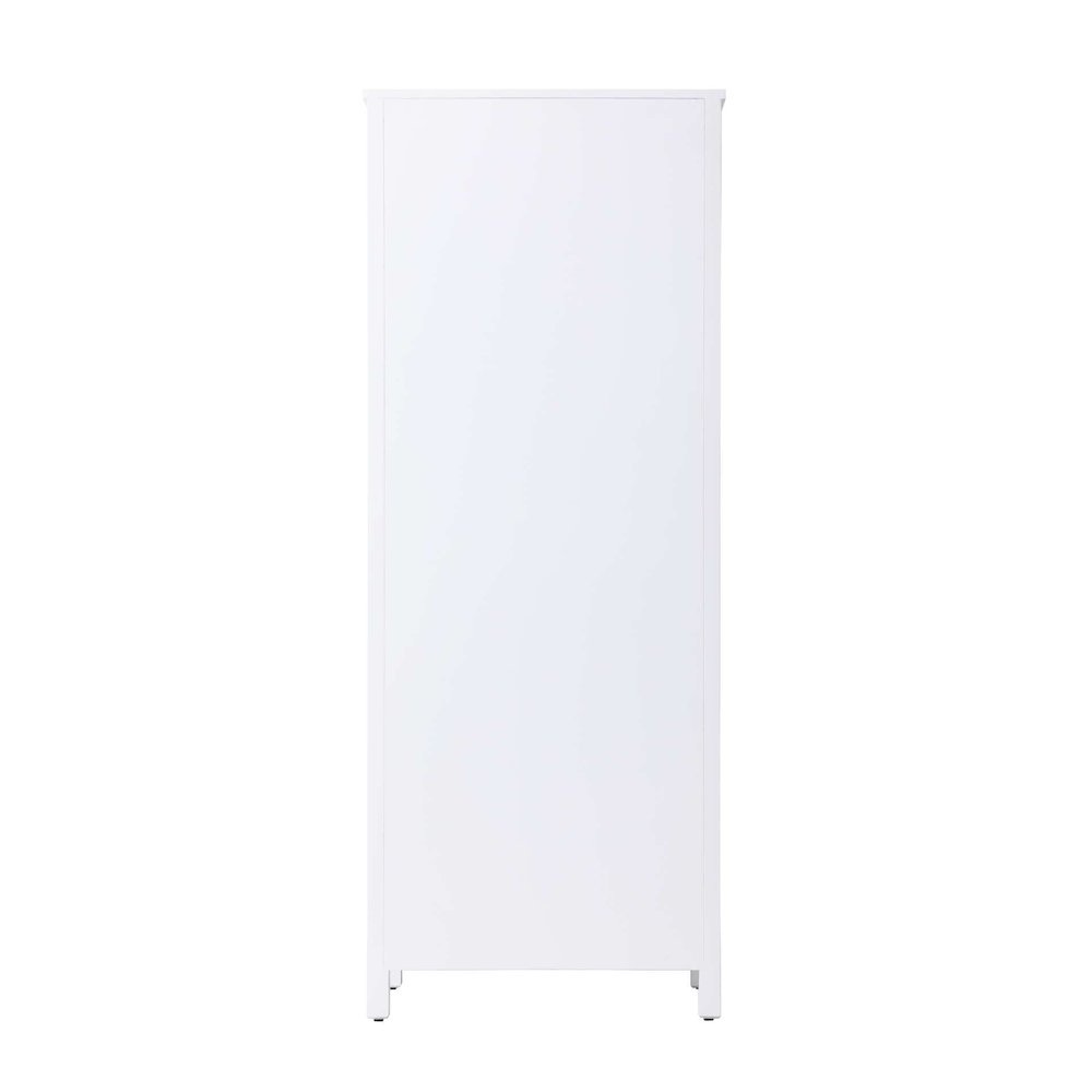 28 inch Bath Storage Cabinet in White. Picture 7
