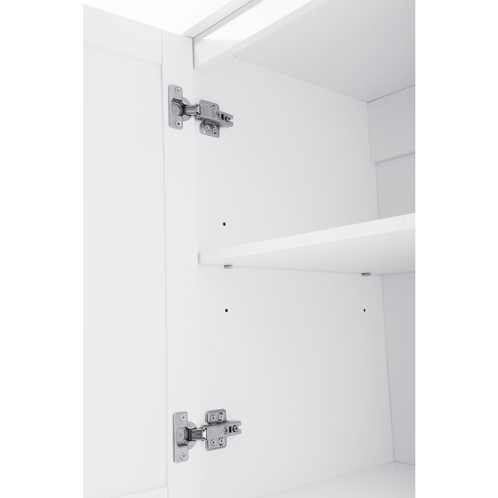 24 Inch Bath Storage Cabinet  in White. Picture 4