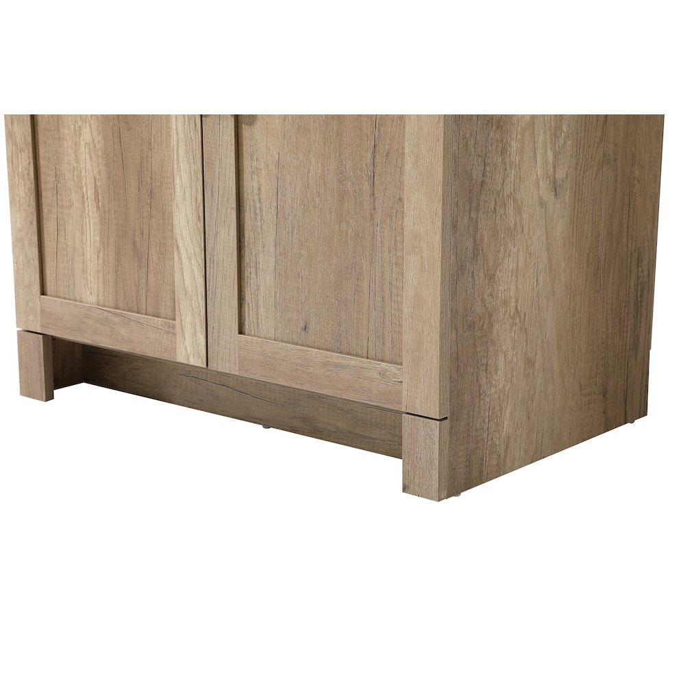 28 Inch Bath Storage Cabinet  in Natural Oak. Picture 6