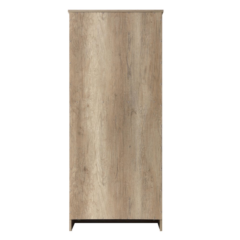 28 Inch Bath Storage Cabinet  in Natural Oak. Picture 7