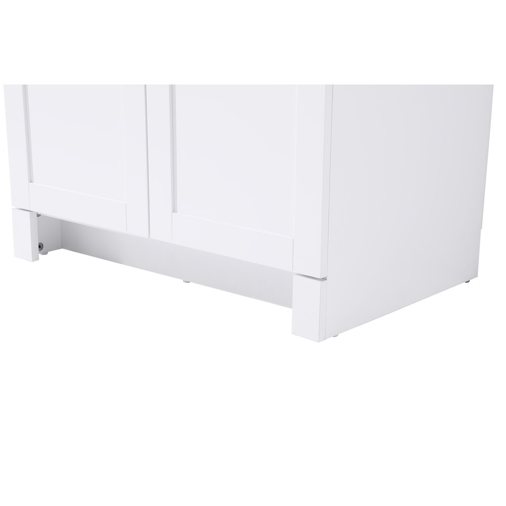 28 Inch Bath Storage Cabinet  in White. Picture 6