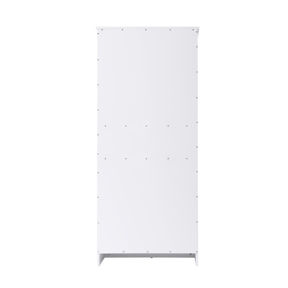 28 Inch Bath Storage Cabinet  in White. Picture 7