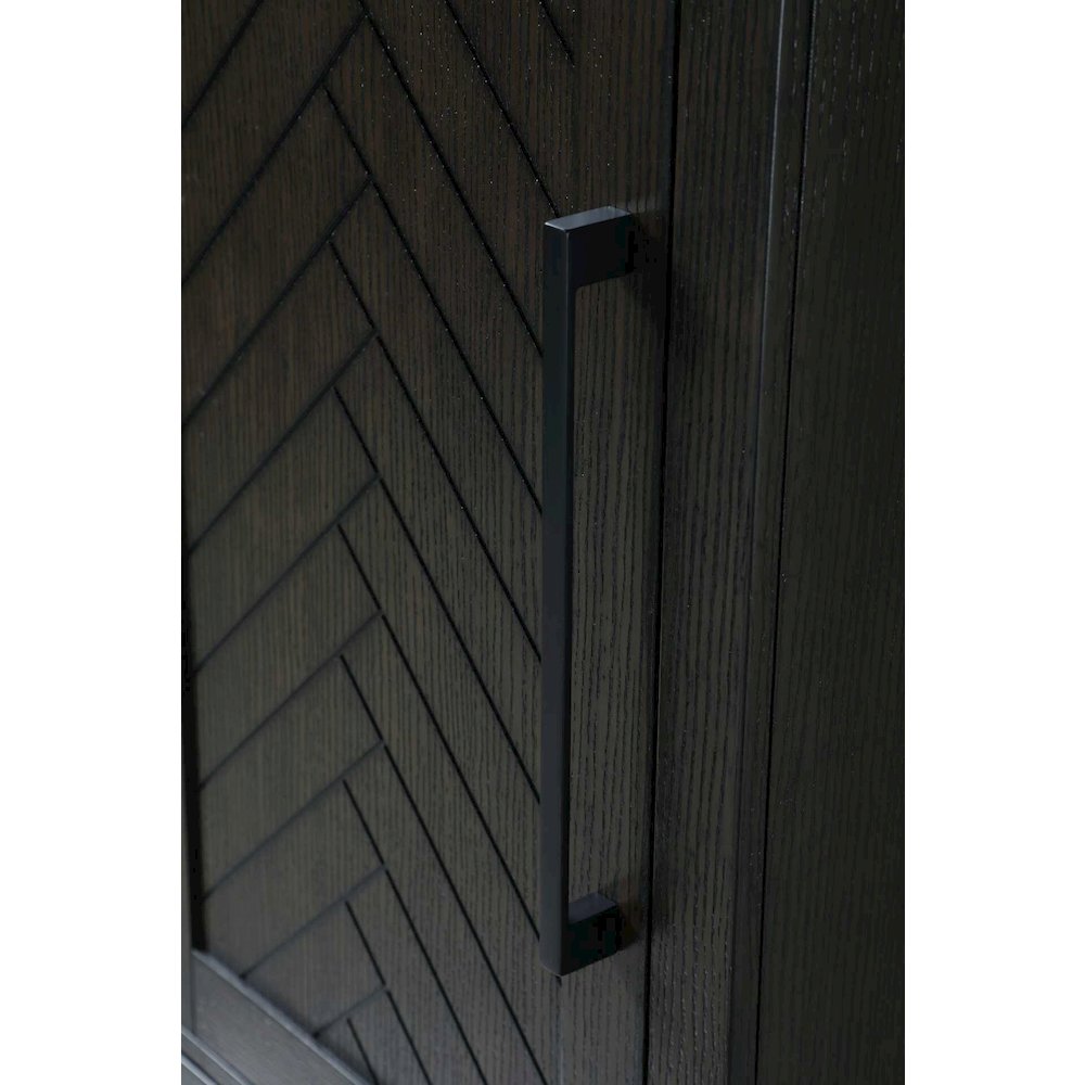 16 inch Bath Storage Cabinet in Chocolate Oak. Picture 4