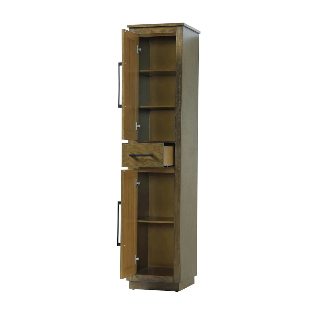 16 inch Bath Storage Cabinet in Hazel Oak. Picture 2