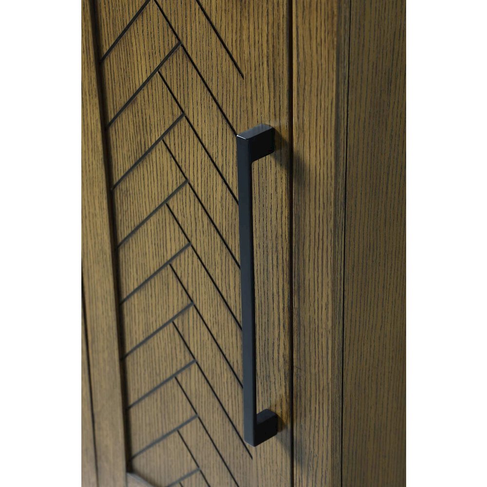 16 inch Bath Storage Cabinet in Hazel Oak. Picture 4